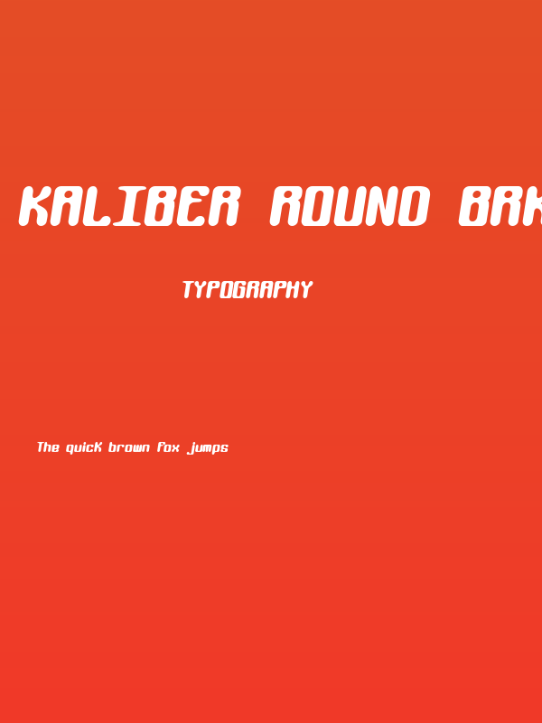 Kaliber Round BRK Poster
