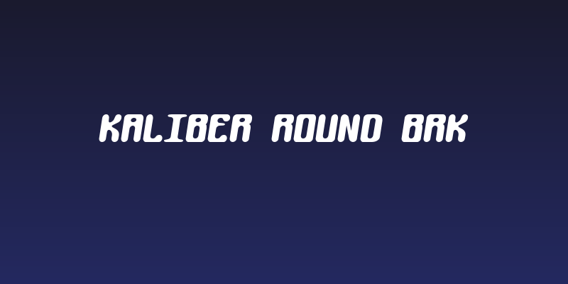 Kaliber Round BRK Social Header