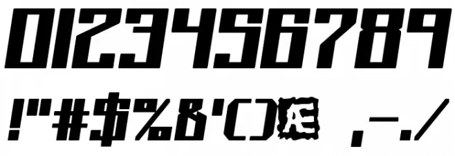 Kaliber Solid BRK Font OTHER CHARS