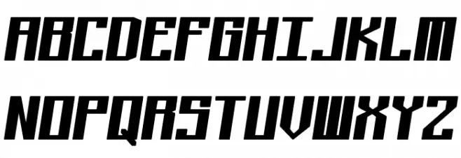 Kaliber Solid BRK Font UPPERCASE