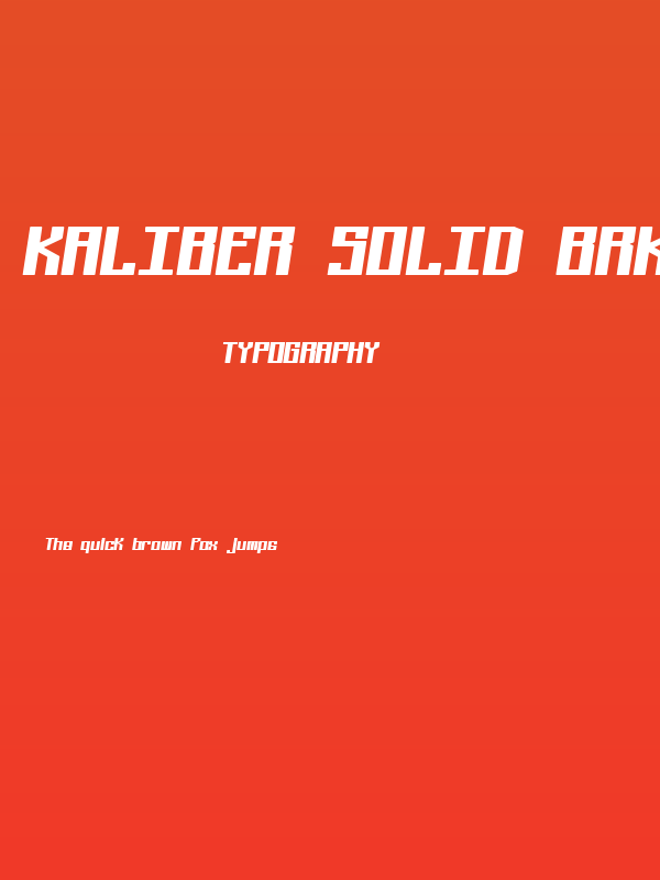 Kaliber Solid BRK Poster