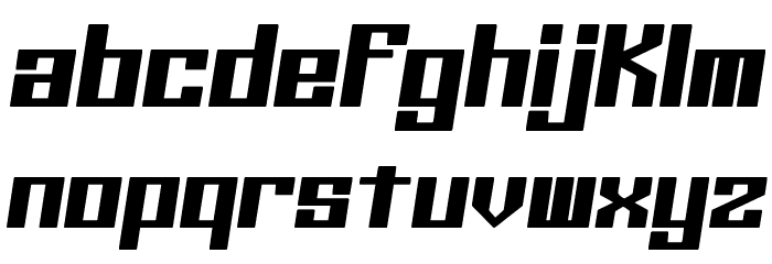 Kaliber Solid BRK Font LOWERCASE
