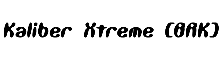 Kaliber Xtreme [BRK]  Descarca Fonturi Gratis