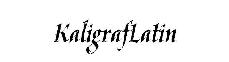 KaligrafLatin Font