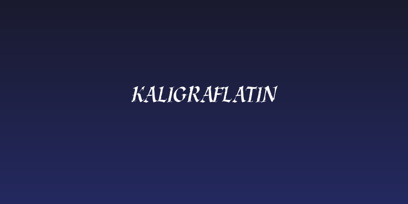 KaligrafLatin Social Header