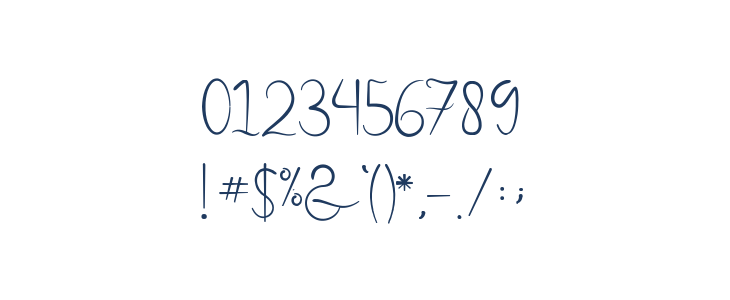 Kalila DEMO Regular Other Characters