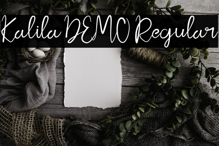 Kalila DEMO Regular Example 1