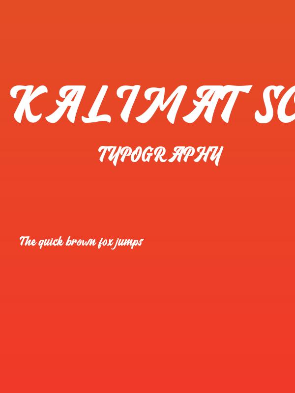 Kalimat Script Poster