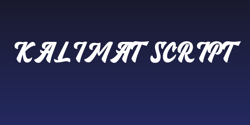 Kalimat Script Social Header