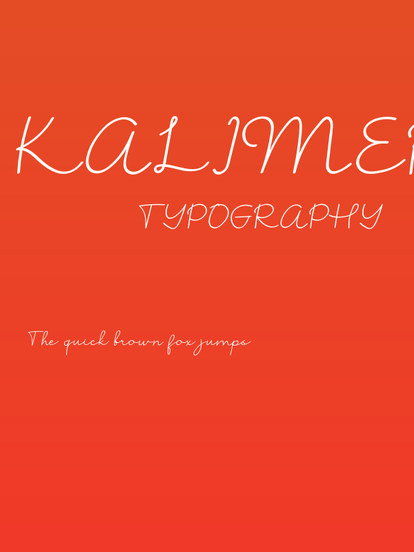KalimeraRegular Poster