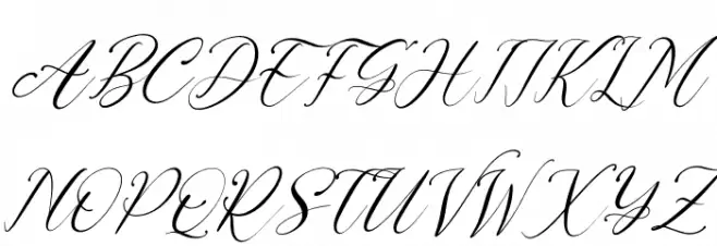 Kalindaty Alintaria Italic Шрифта ВЕРХНИЙ