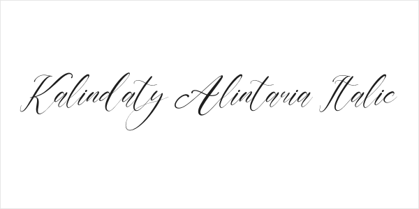 Kalindaty Alintaria Italic Logo
