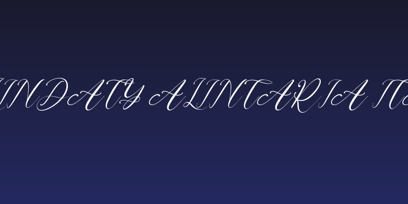 Kalindaty Alintaria Italic Social Header