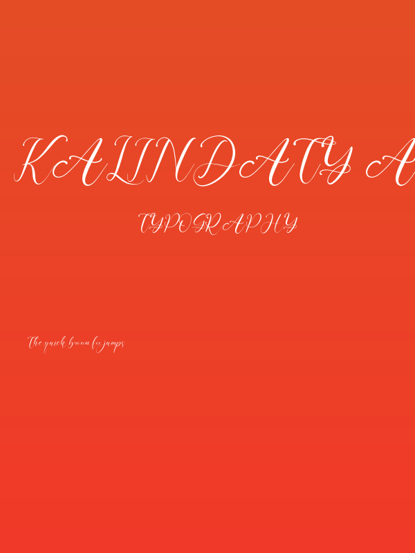 Kalindaty Alintaria Poster