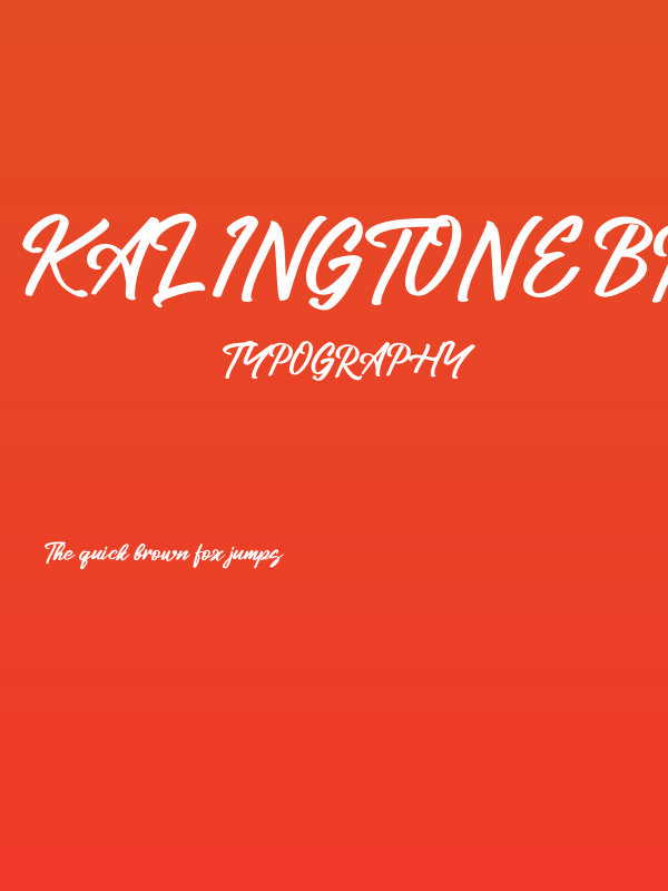 Kalingtone Brilliant Poster