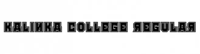 Kalinka College Regular  नि: शुल्क फ़ॉन्ट्स डाउनलोड