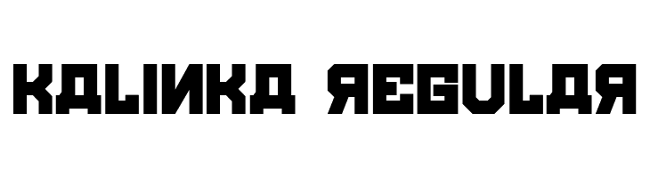 Kalinka Regular  Descarca Fonturi Gratis