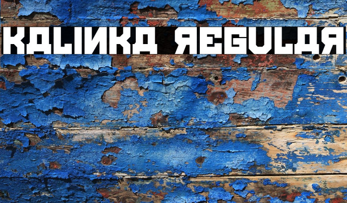 Kalinka Regular Font examples