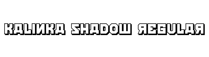Kalinka Shadow Regular  Free Fonts Download