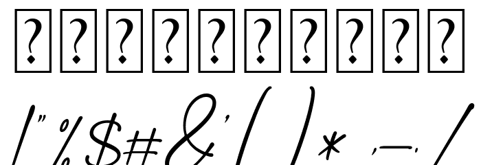 Kalinka Font Alte caractere