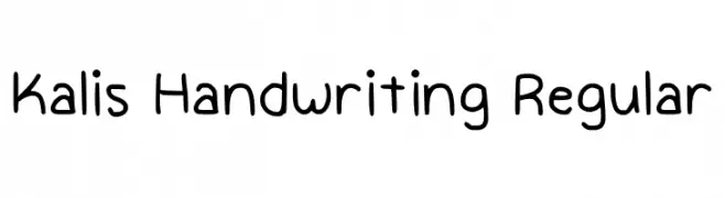Kalis Handwriting Regular خط