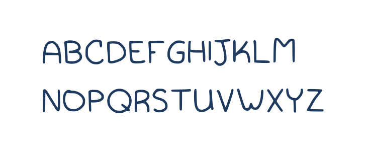 Kalis Handwriting Regular Uppercase