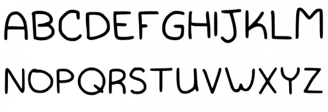 Kalis Handwriting Regular خط أحرف كبيرة