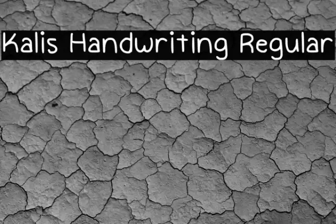 Kalis Handwriting Regular خط examples