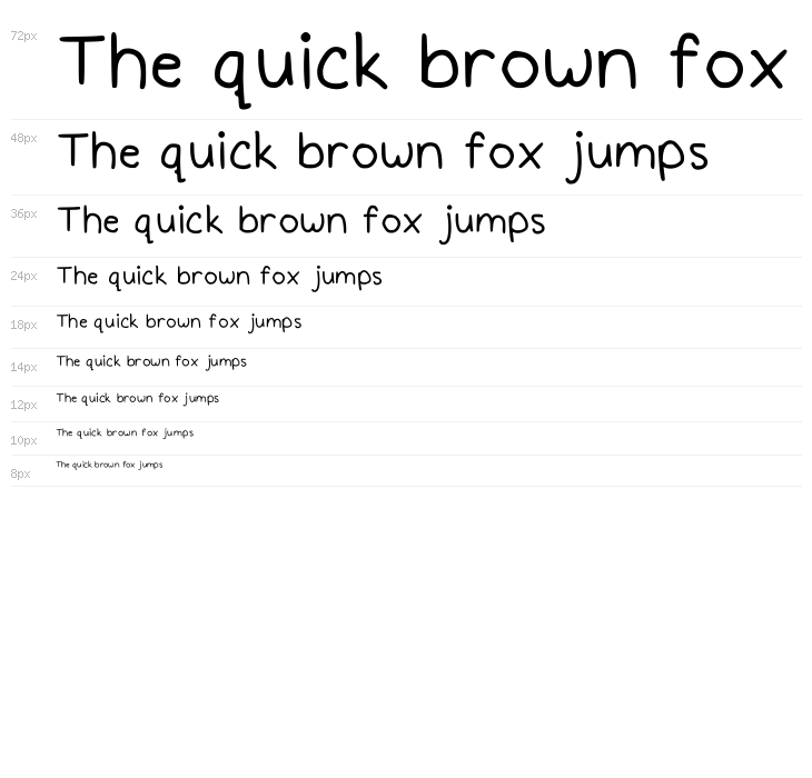 Kalis Handwriting Regular Waterfall