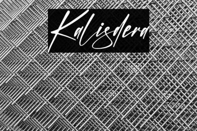 Kalisdera Font examples