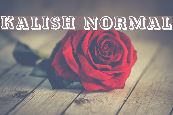 Kalish Normal Font examples