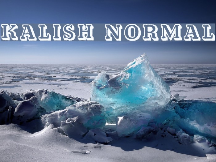 Kalish Normal Font examples