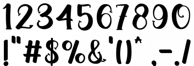 Kalista Missy Font OTHER CHARS