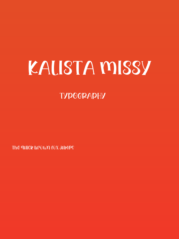 Kalista Missy Poster