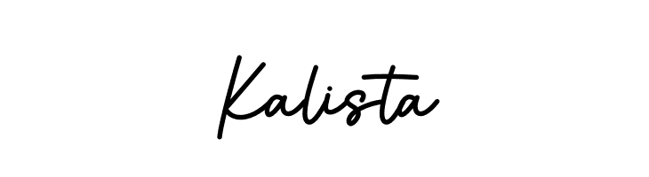 Kalista  フリーフォントのダウンロード