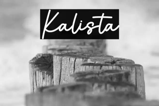 Kalista Font examples