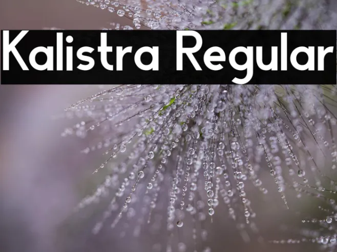 Kalistra Regular Example 3