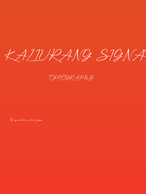 Kaliurang Signature - Personal Poster