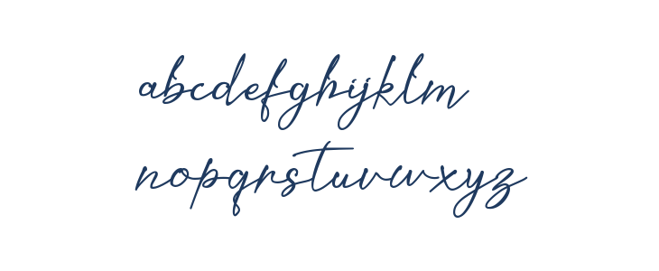 Kaliurang Signature - Personal Lowercase