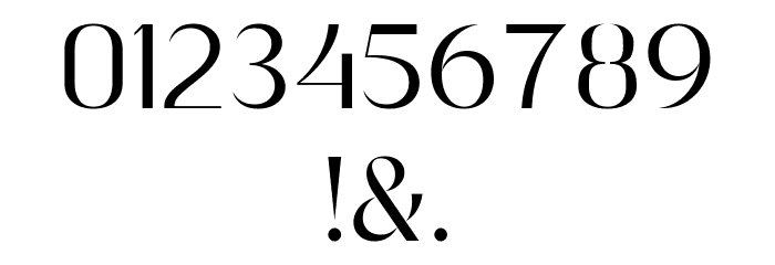 Kalivo Regular Font OTHER CHARS
