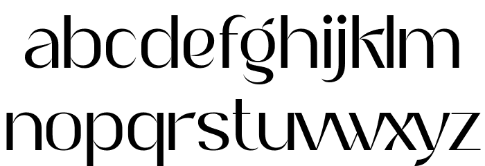 Kalivo Regular Font LOWERCASE