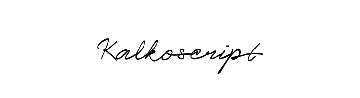 Kalko_script  नि: शुल्क फ़ॉन्ट्स डाउनलोड