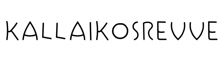 Kallaikosrevve  नि: शुल्क फ़ॉन्ट्स डाउनलोड