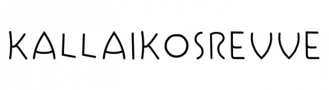 Kallaikosrevve  Descarca Fonturi Gratis