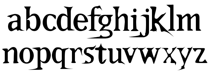 Kallamar Stout Font LOWERCASE