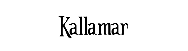 Kallamar Шрифта