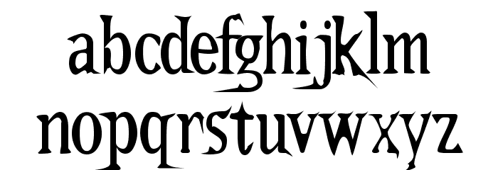 Kallamar Font LOWERCASE