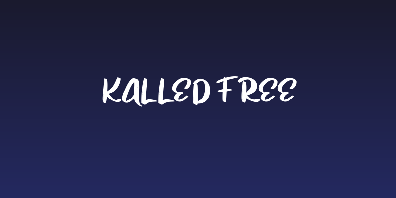 Kalled FREE Social Header