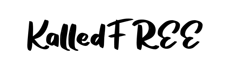 KalledFREE  font caratteri gratis