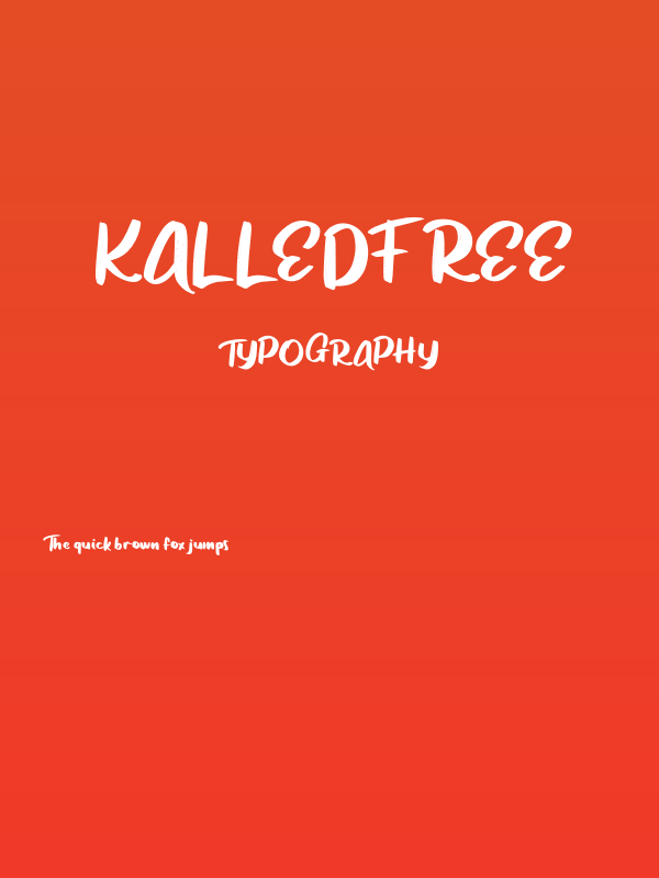 KalledFREE Poster